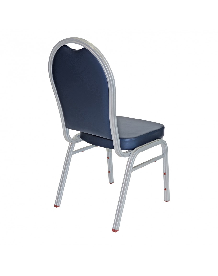 Stacking Banquet Chair, Navy Blue